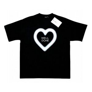 We11done Unreal Love Black Short Sleeve